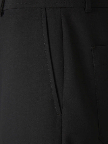 Outlet online Valentino Hombre Bermudas Formales Lana color Negro sku 523-000954 01 - Foto 4