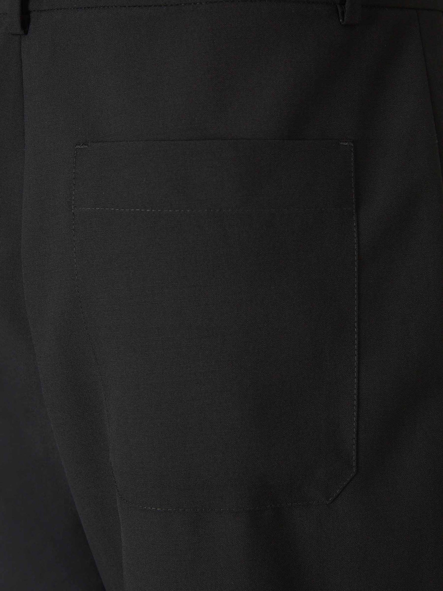 Outlet online Valentino Hombre Bermudas Formales Lana color Negro sku 523-000954 01 - Foto 5