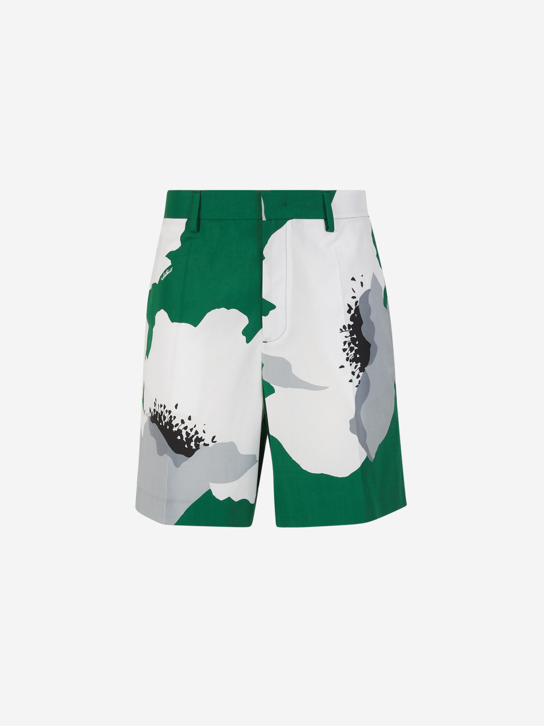Outlet online Valentino Hombre Bermudas Motivo Valentino Flower Portrait color Verde Menta sku 523-000955 01 - Foto 1
