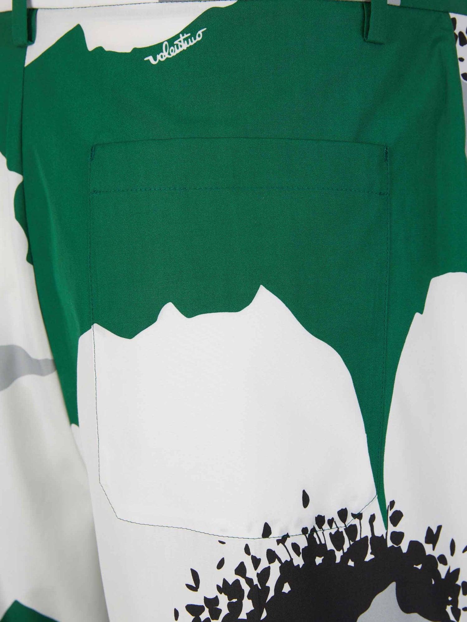 Outlet online Valentino Hombre Bermudas Motivo Valentino Flower Portrait color Verde Menta sku 523-000955 01 - Foto 5