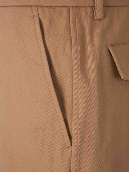 Valentino Hombre Barcelona Bermudas Pinzas Algodón color Caramelo sku 523-001089 01 - Foto 3