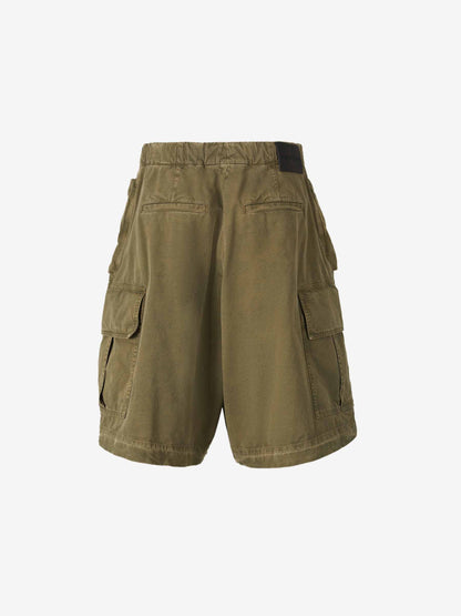 Alexander McQueen Hombre Barcelona Bermudas Cargo Algodón color Verde Militar sku 523-001098 01 - Foto 3