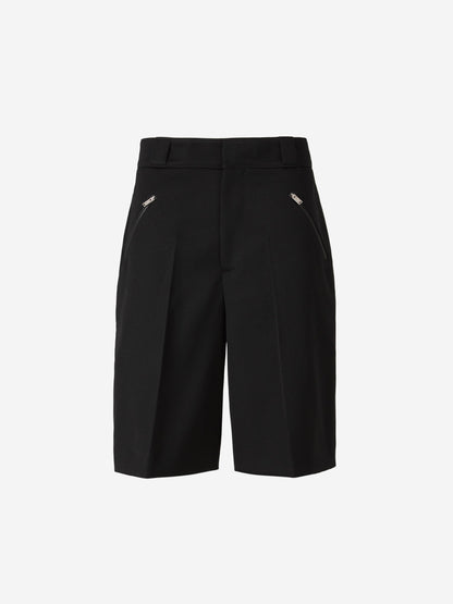 Alexander McQueen Hombre Barcelona Bermudas Formales Lana color Negro sku 523-001099 01 - Foto 1