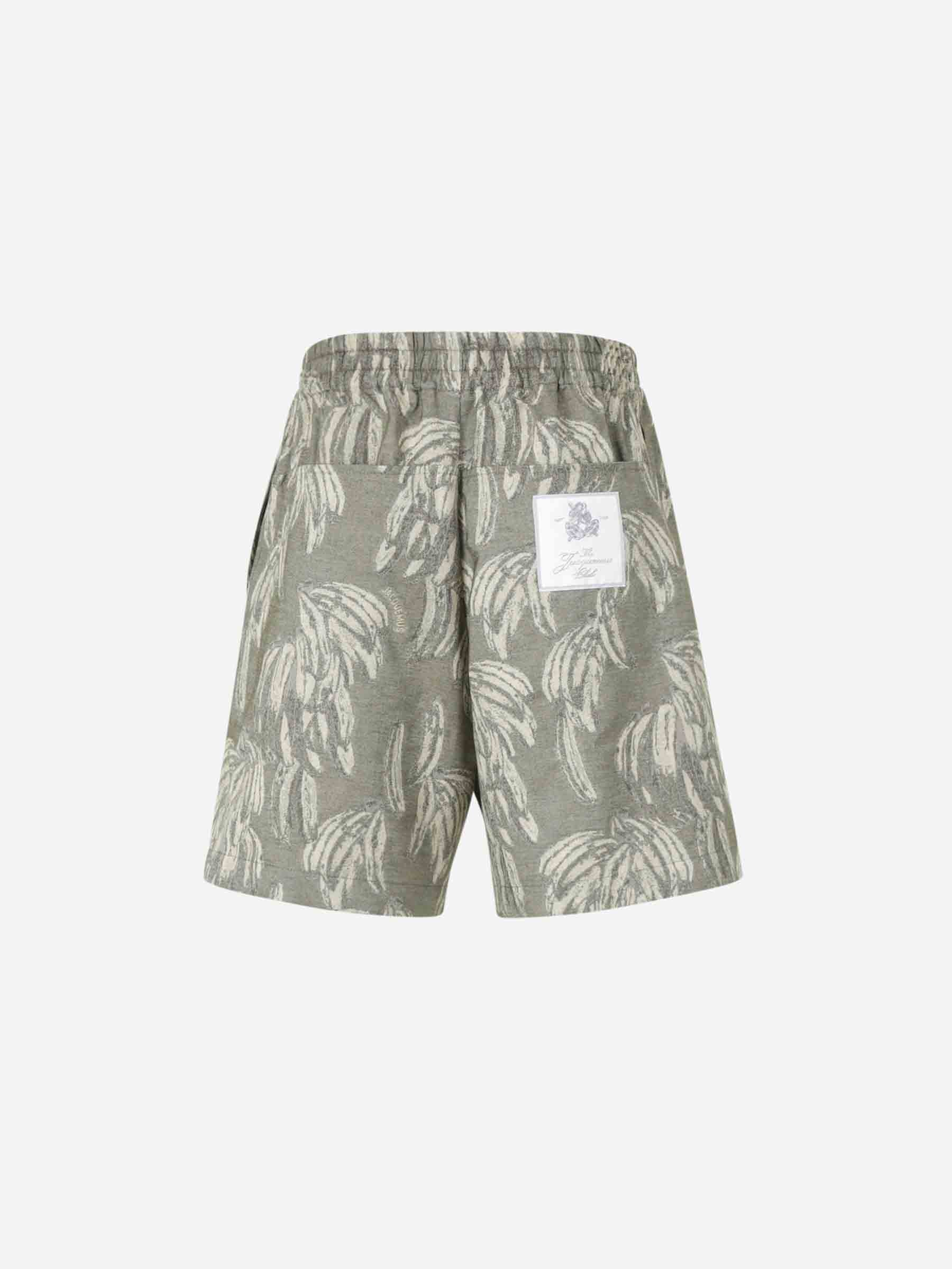 Outlet online Jacquemus Hombre Bermudas Estampado Aloe color Crema sku 523-001102 01 - Foto 2