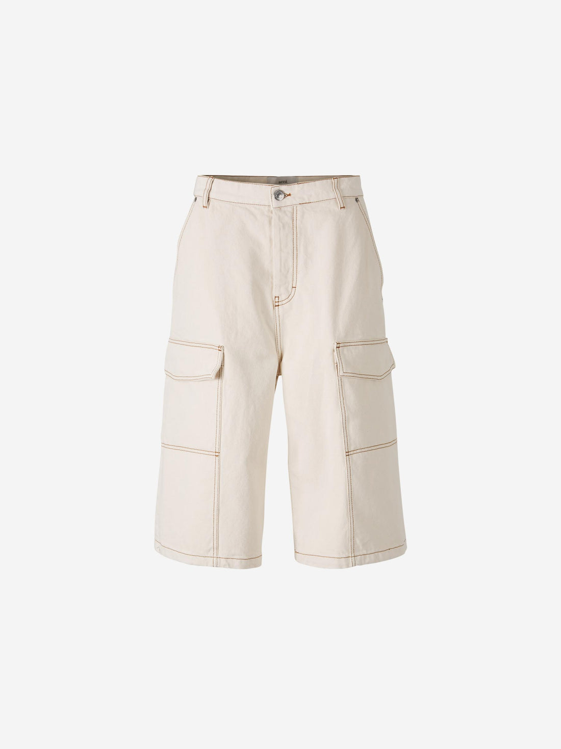 Ami Paris Hombre Barcelona Bermudas Cargo Denim color Crema sku 523-001118 01 - Foto 1