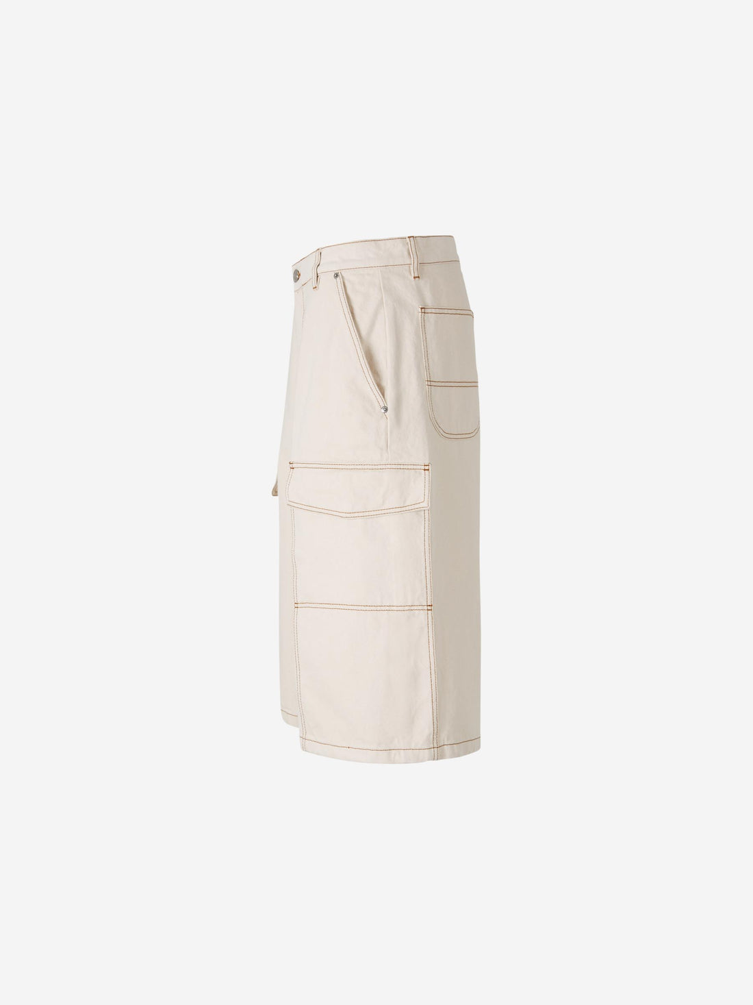 Ami Paris Hombre Barcelona Bermudas Cargo Denim color Crema sku 523-001118 01 - Foto 2