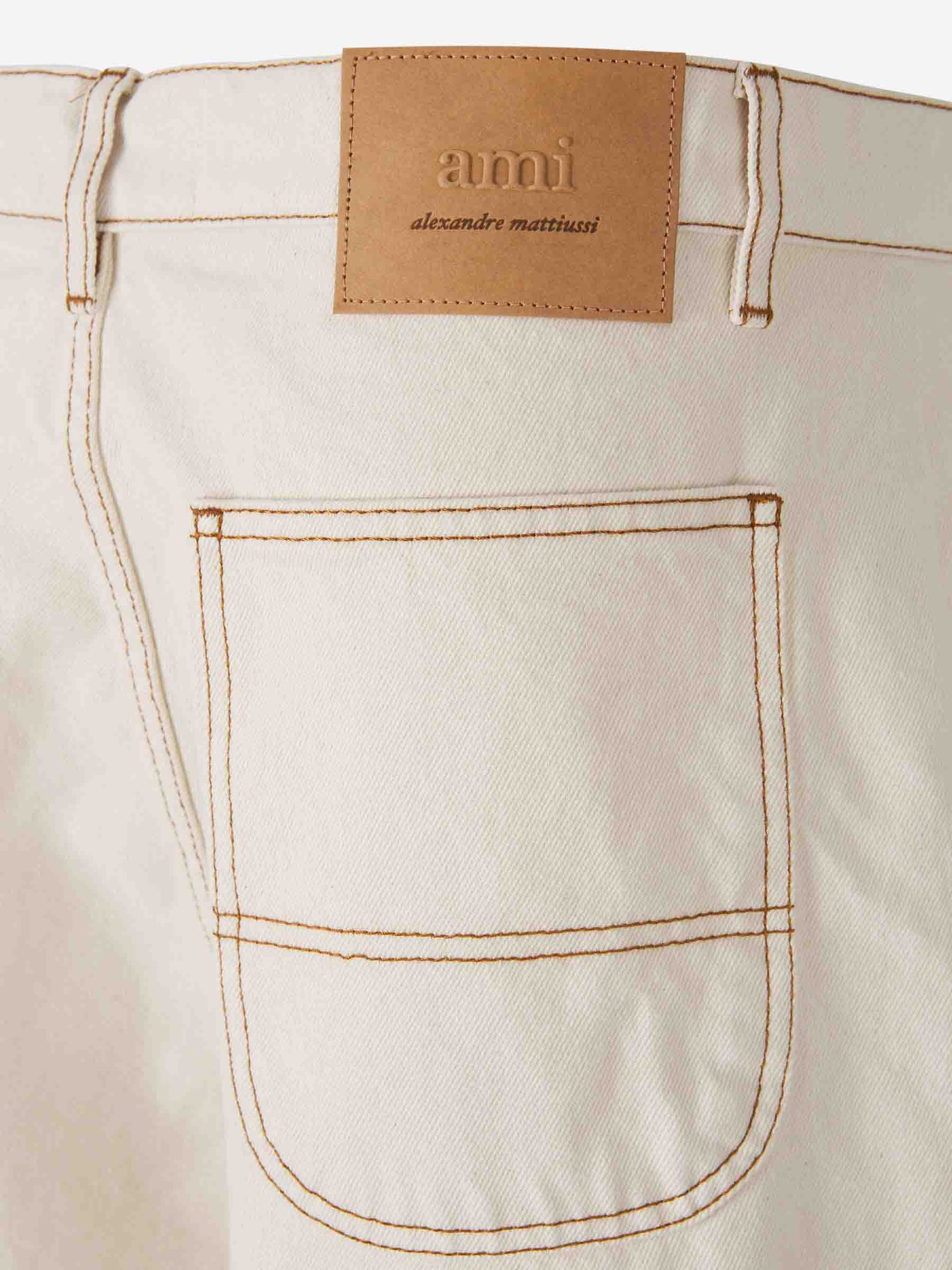 Ami Paris Hombre Barcelona Bermudas Cargo Denim color Crema sku 523-001118 01 - Foto 5