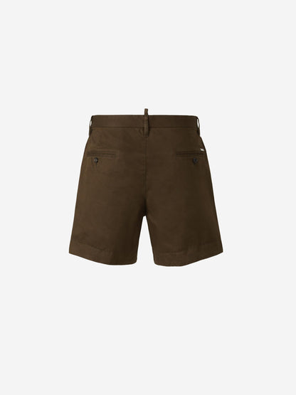 Outlet online Dsquared2 Hombre Bermudas Chino Ranger color Verde Militar sku 523-001131 01 - Foto 3