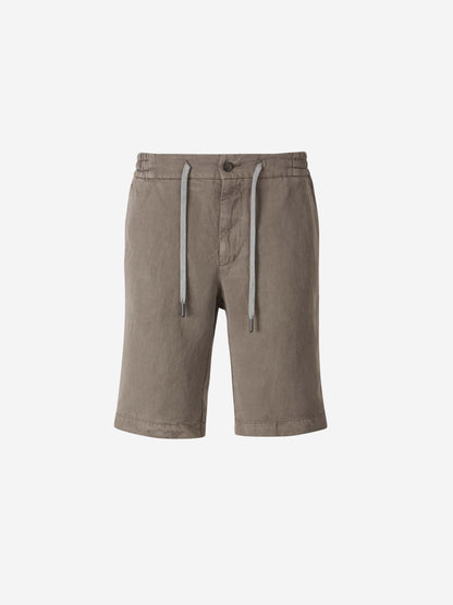Outlet online Santa Eulalia Hombre Bermudas Rectas Lino color Camel sku 523-001134 02 - Foto 1