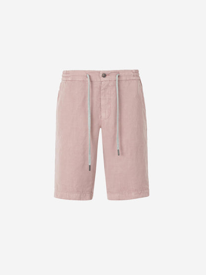 Outlet online Santa Eulalia Hombre Bermudas Rectas Lino color Rosa sku 523-001134 05 - Foto 1