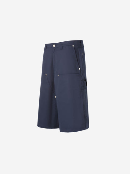 Wales Bonner Hombre Barcelona Bermudas Algodón Kingston color Azul Marino sku 523-001138 01 - Foto 5