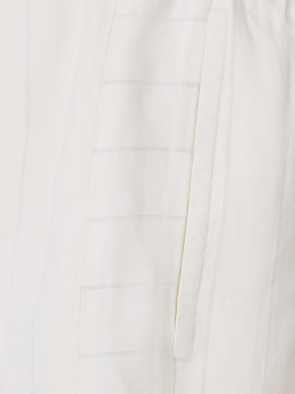Wales Bonner Hombre Barcelona Bermudas Rayas Lino color Beige sku 523-001140 01 - Foto 3