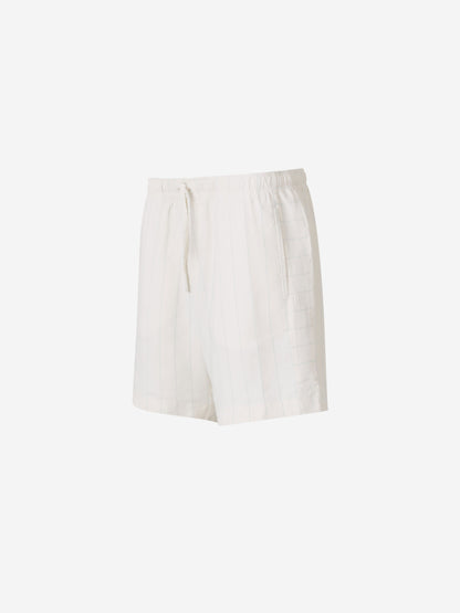 Wales Bonner Hombre Barcelona Bermudas Rayas Lino color Beige sku 523-001140 01 - Foto 5