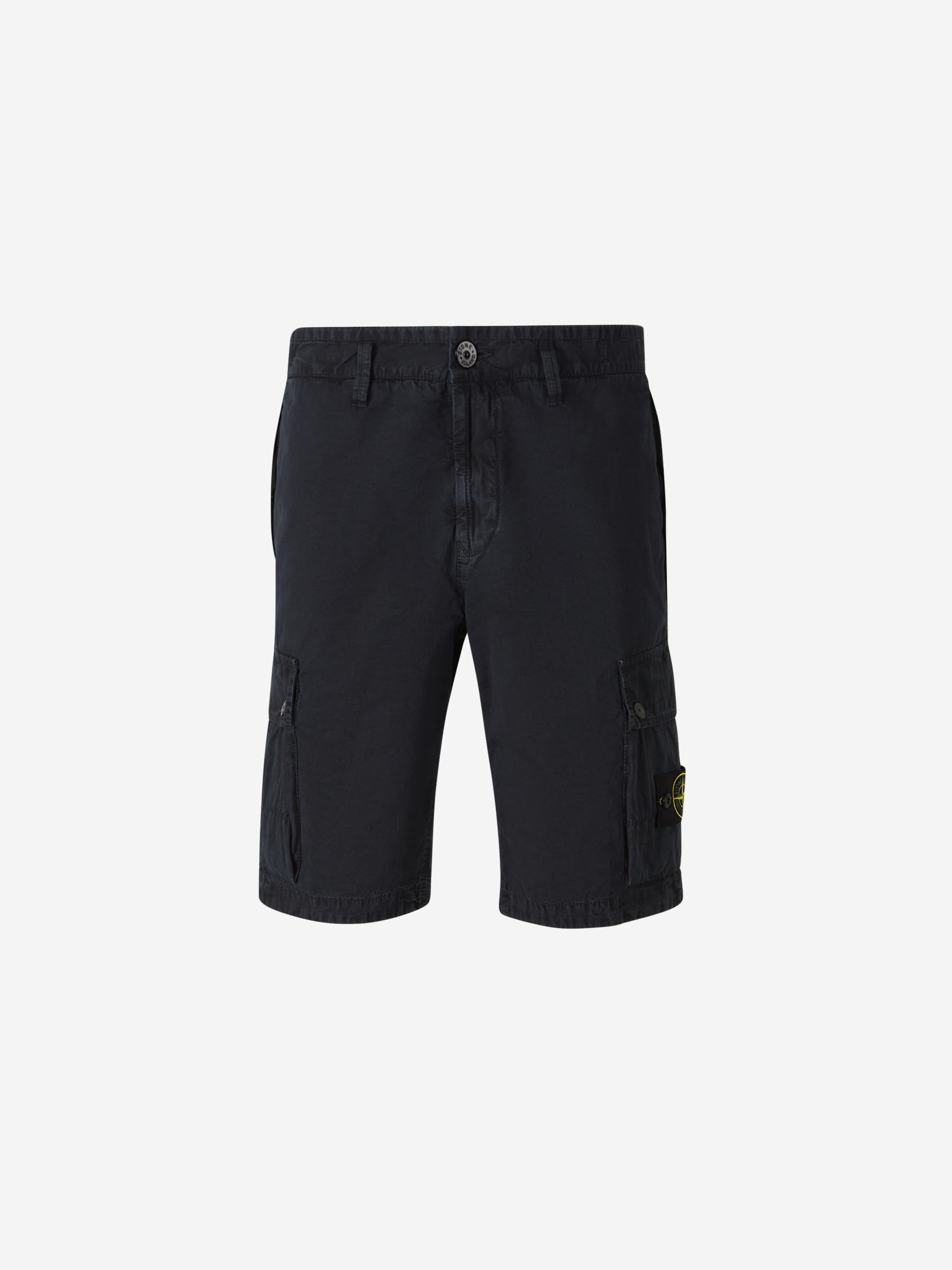 Stone Island Hombre Barcelona Bermudas Cargo Algodón color Azul Marino sku 523-001147 01 - Foto 1