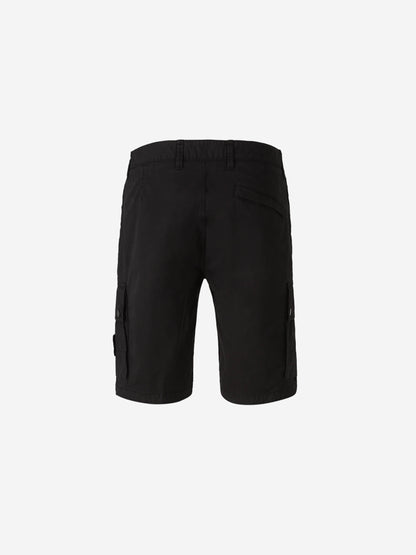 Stone Island Hombre Barcelona Bermuda Cargo Sarga color Negro sku 523-001148 01 - Foto 3
