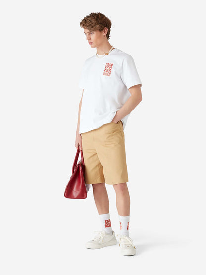 Casablanca Hombre Barcelona Bermudas Plisadas Algodón color Camel sku 523-001155 01 - Foto 3