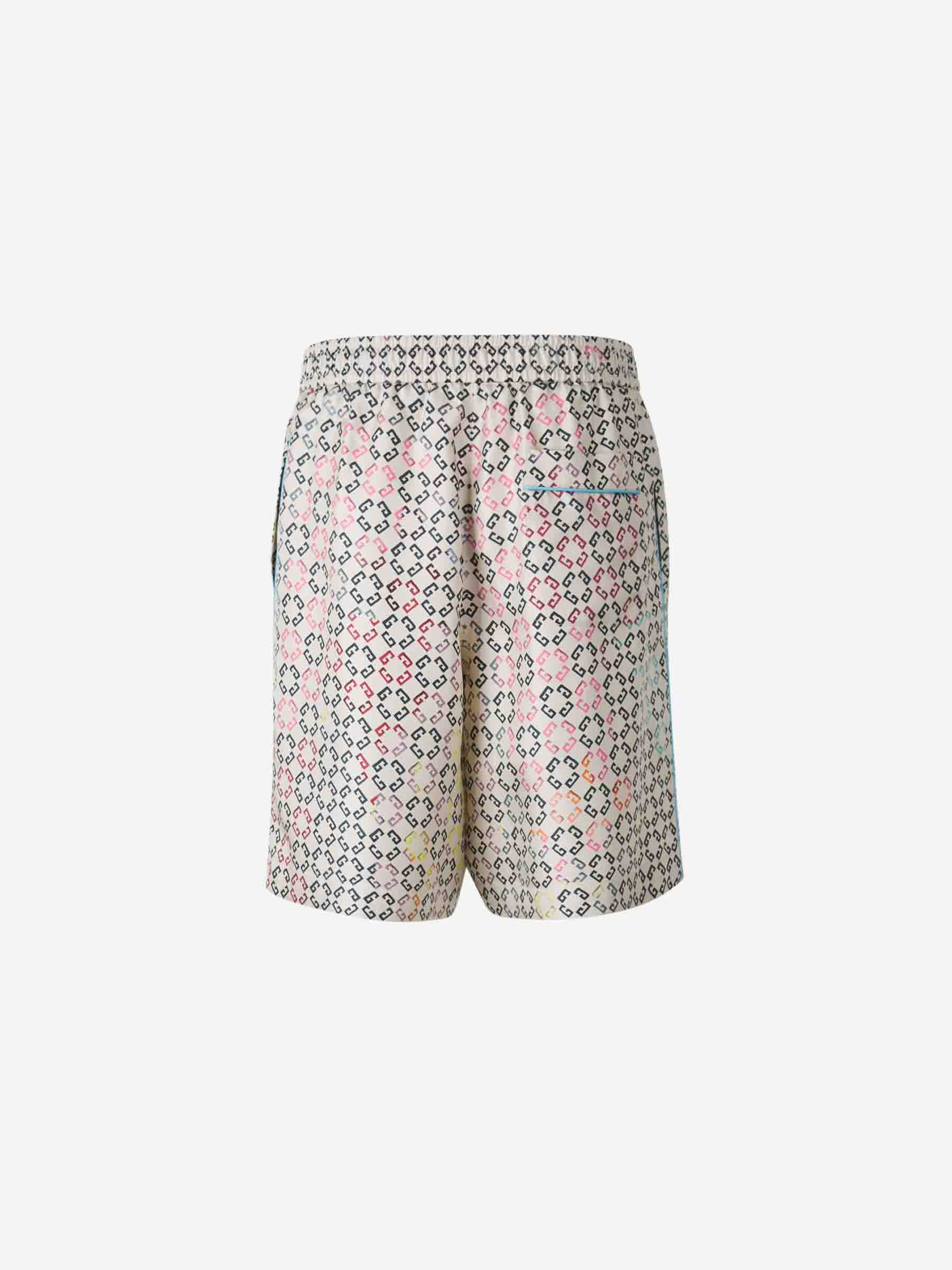 Outlet online Givenchy Hombre Bermudas Logo Seda color Multicolor sku 523-001159 01 - Foto 3