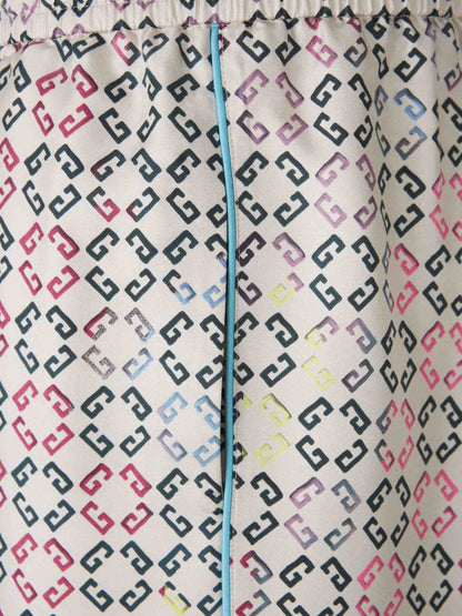 Outlet online Givenchy Hombre Bermudas Logo Seda color Multicolor sku 523-001159 01 - Foto 4