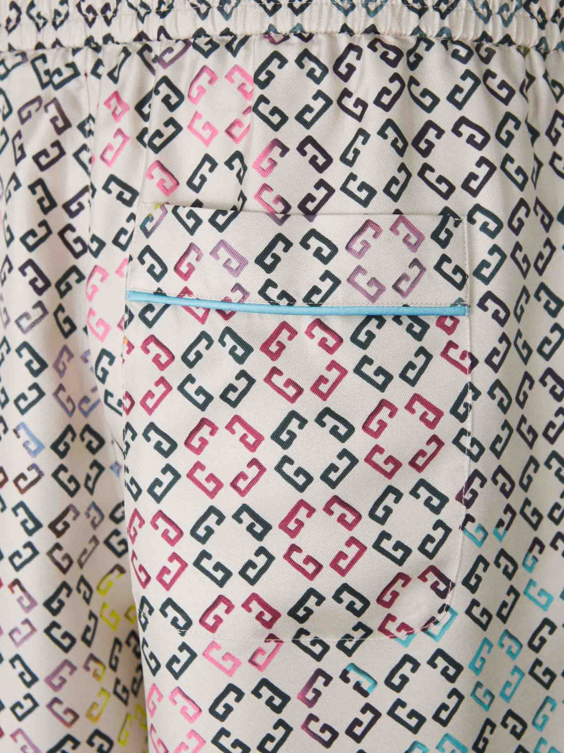 Outlet online Givenchy Hombre Bermudas Logo Seda color Multicolor sku 523-001159 01 - Foto 5