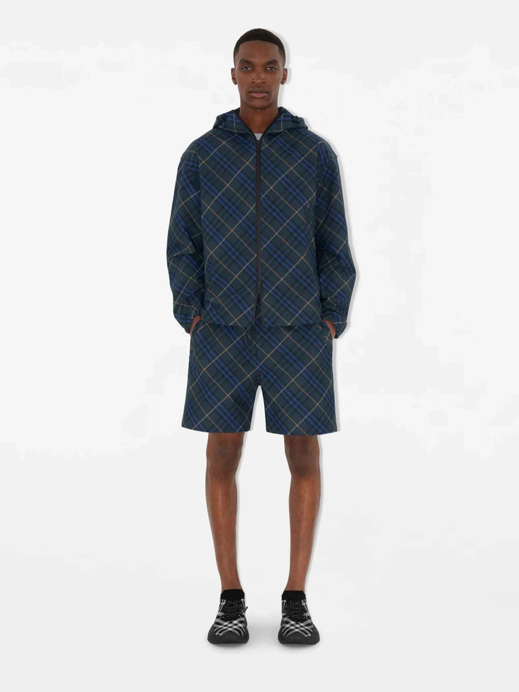 Outlet online Burberry Hombre Bermudas Sarga Check color Azul Noche sku 523-001162 01 - Foto 2