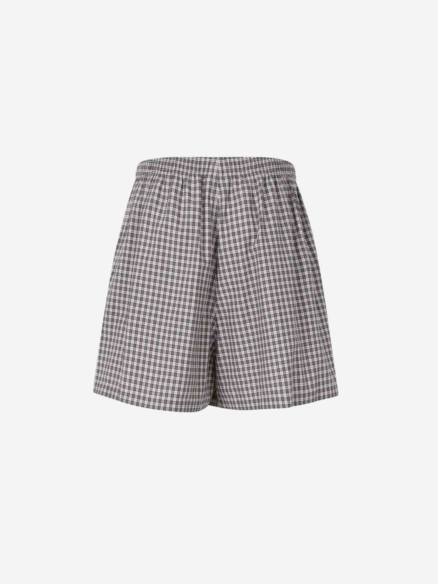 Outlet online Balenciaga Hombre Bermudas Cuadros Algodón color Beige sku 523-001167 01 - Foto 2