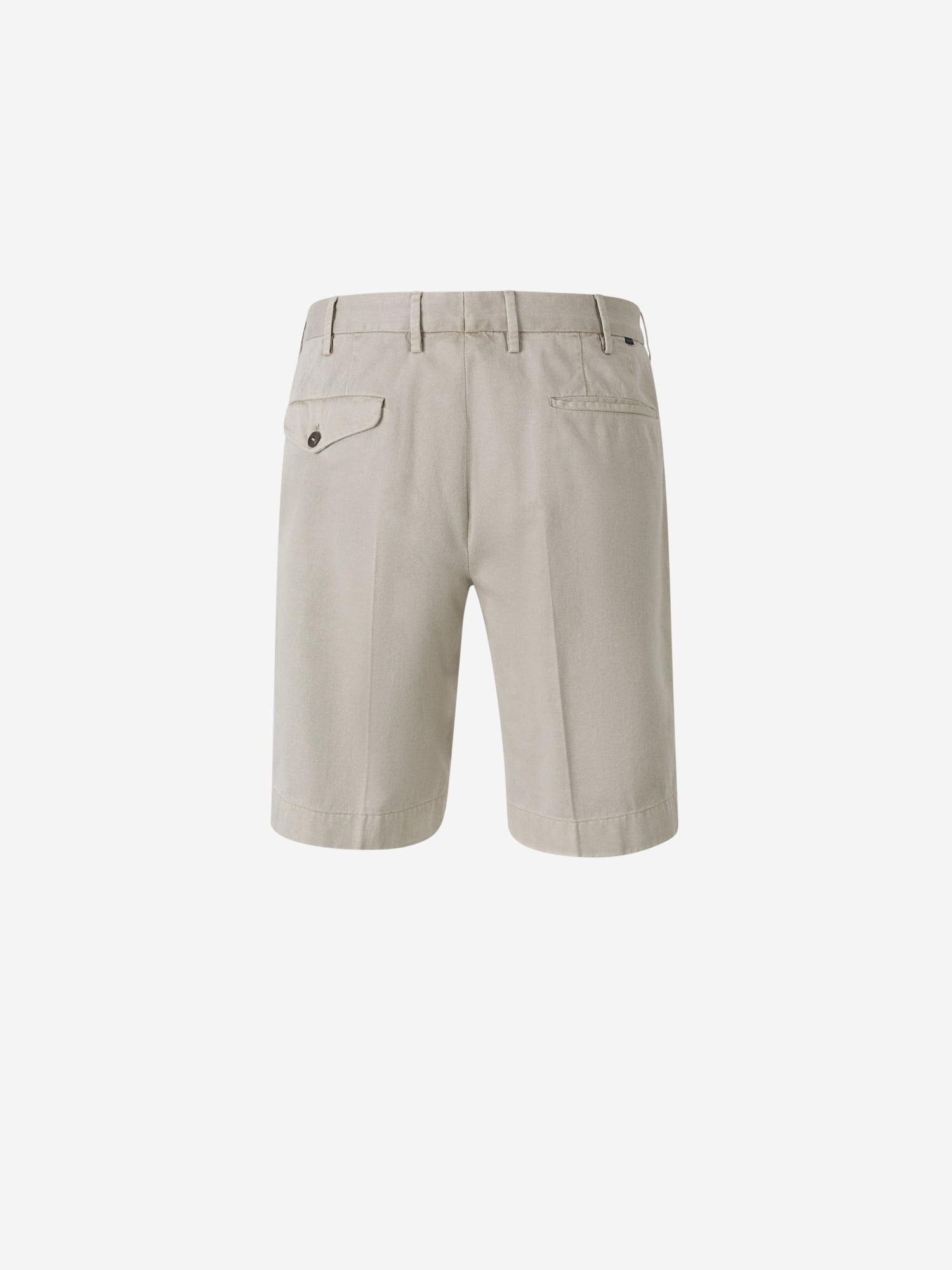 Outlet online Incotex Hombre Bermudas Slim Algodón color Taupe sku 523-001172 03 - Foto 2