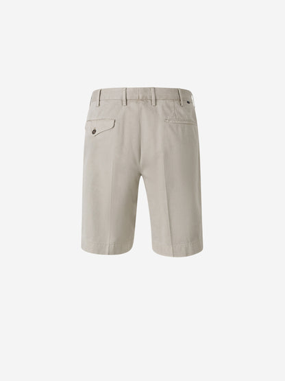 Outlet online Incotex Hombre Bermudas Slim Algodón color Taupe sku 523-001172 03 - Foto 2