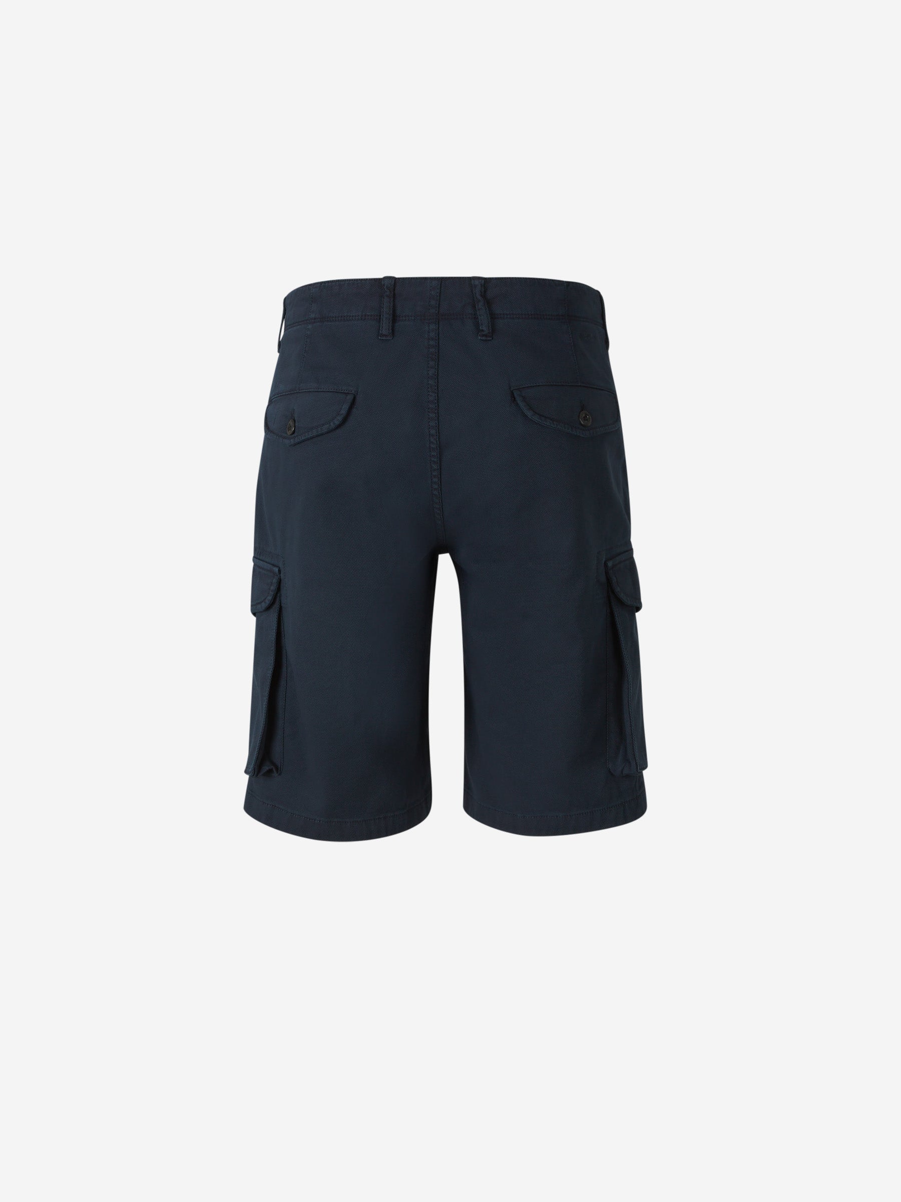 Outlet online Incotex Slacks Hombre Bermudas Cargo Algodón color Azul Noche sku 523-001173 01 - Foto 3