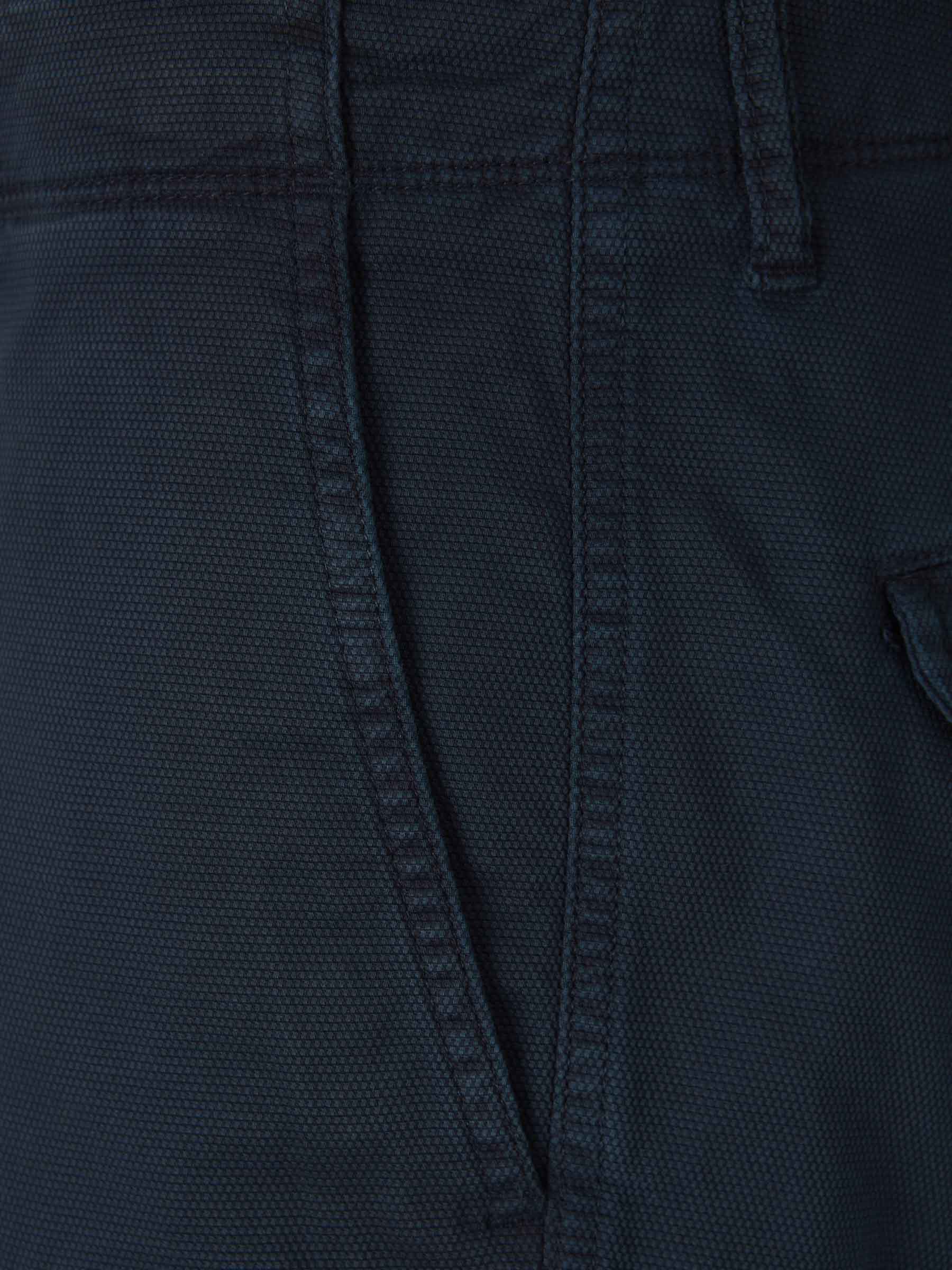 Outlet online Incotex Slacks Hombre Bermudas Cargo Algodón color Azul Noche sku 523-001173 01 - Foto 4