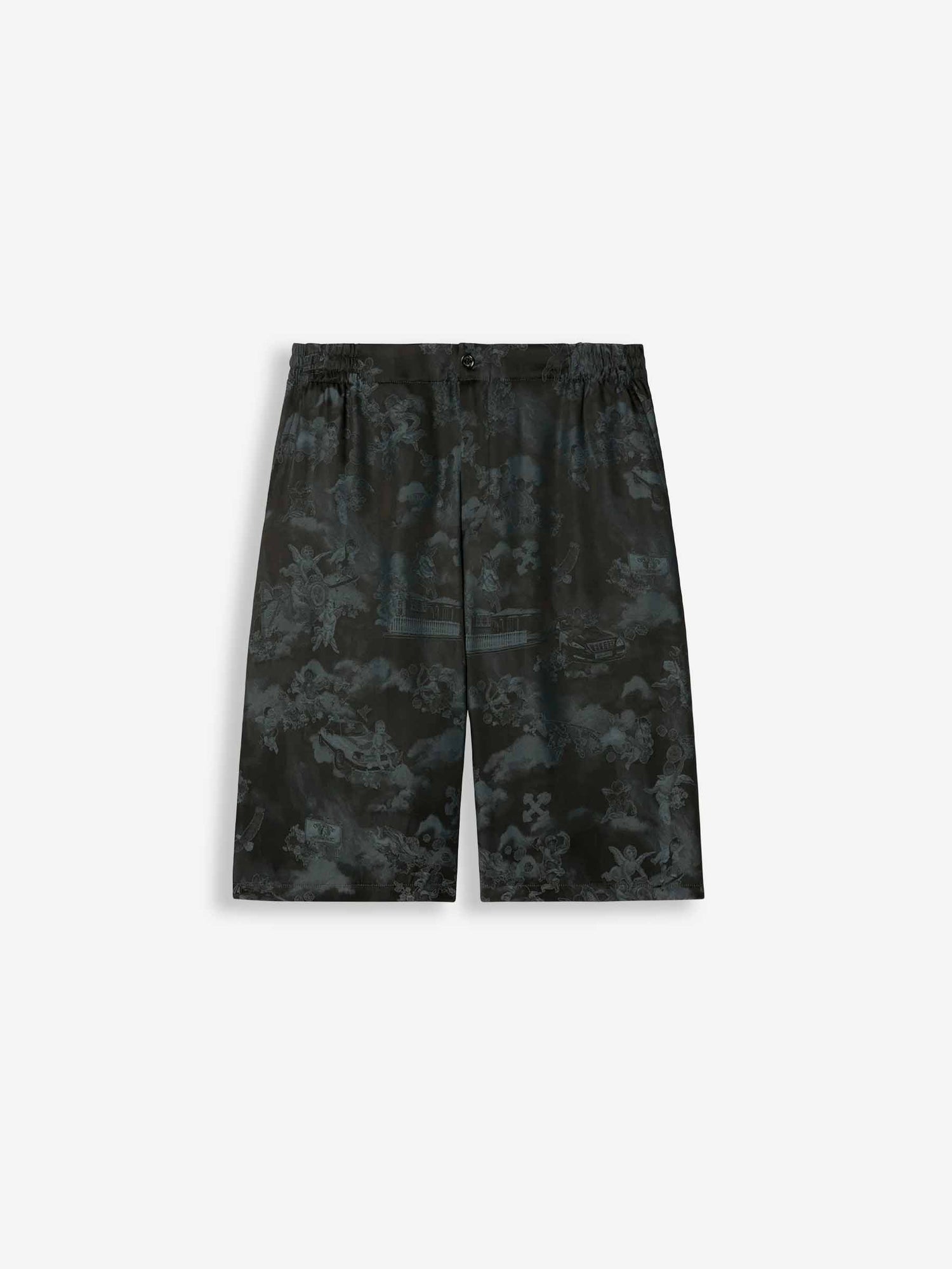 Off-White Hombre Barcelona Bermudas Bolos Jacquard color Negro sku 523-001178 02 - Foto 1