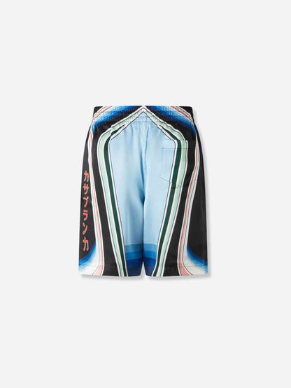Outlet online Casablanca Hombre Bermudas Seda Estampado color Multicolor sku 523-001194 01 - Foto 3