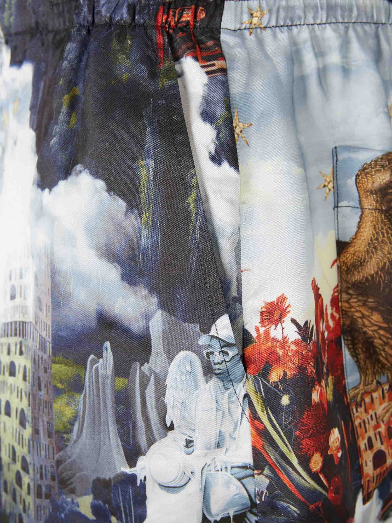 Outlet online Off-White Hombre Bermudas Estampado color Azul Celeste sku 523-001199 01 - Foto 3