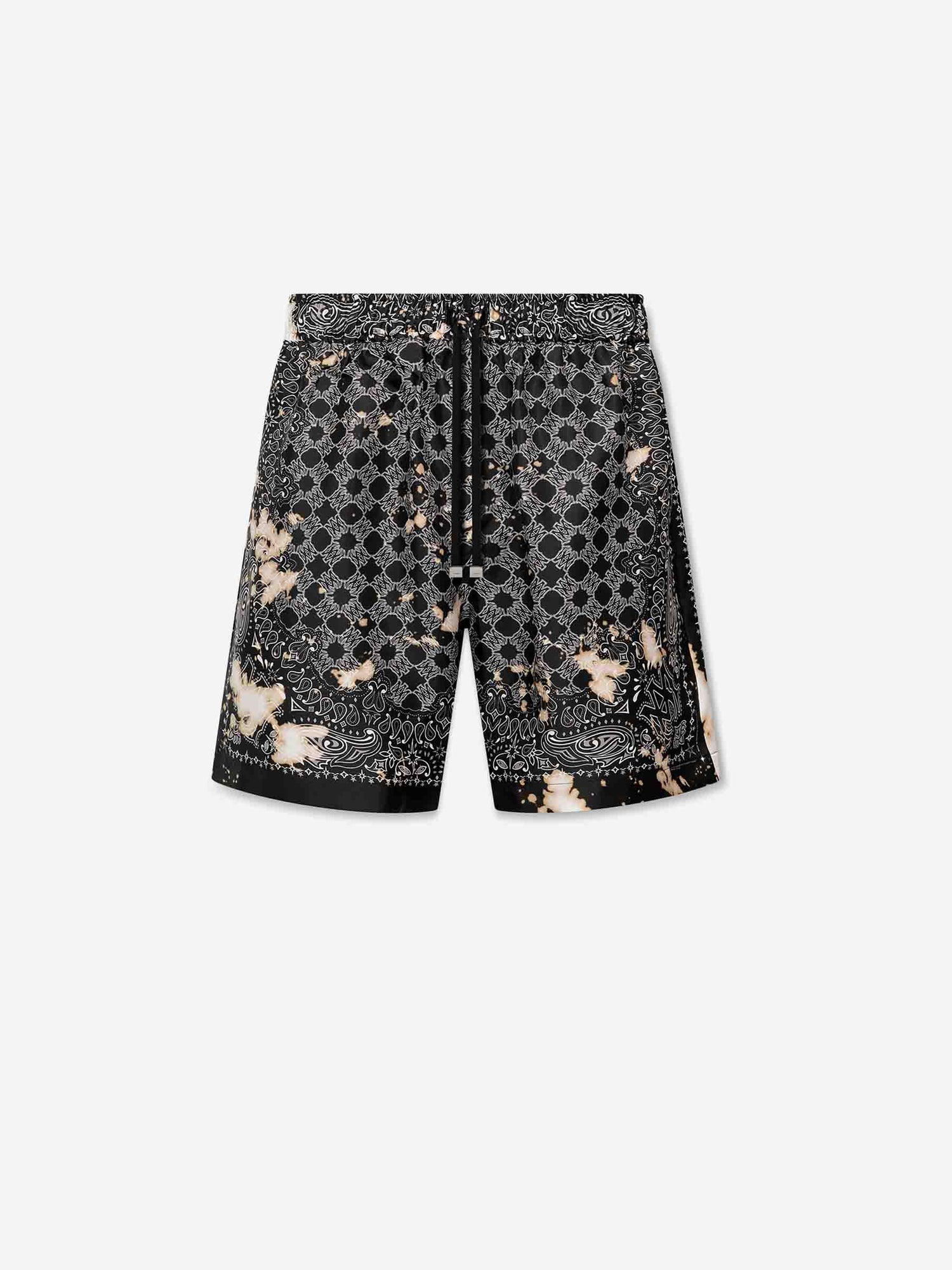 Outlet online Amiri Hombre Bermudas Bandana Lejía color Negro sku 523-001204 01 - Foto 1