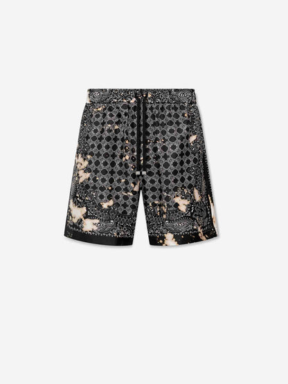 Outlet online Amiri Hombre Bermudas Bandana Lejía color Negro sku 523-001204 01 - Foto 1