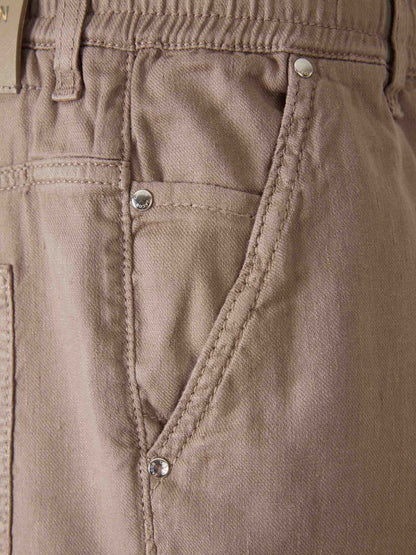 Outlet online Jacob Cohën Hombre Bermudas Algodón Lino color Camel sku 523-001213 01 - Foto 3