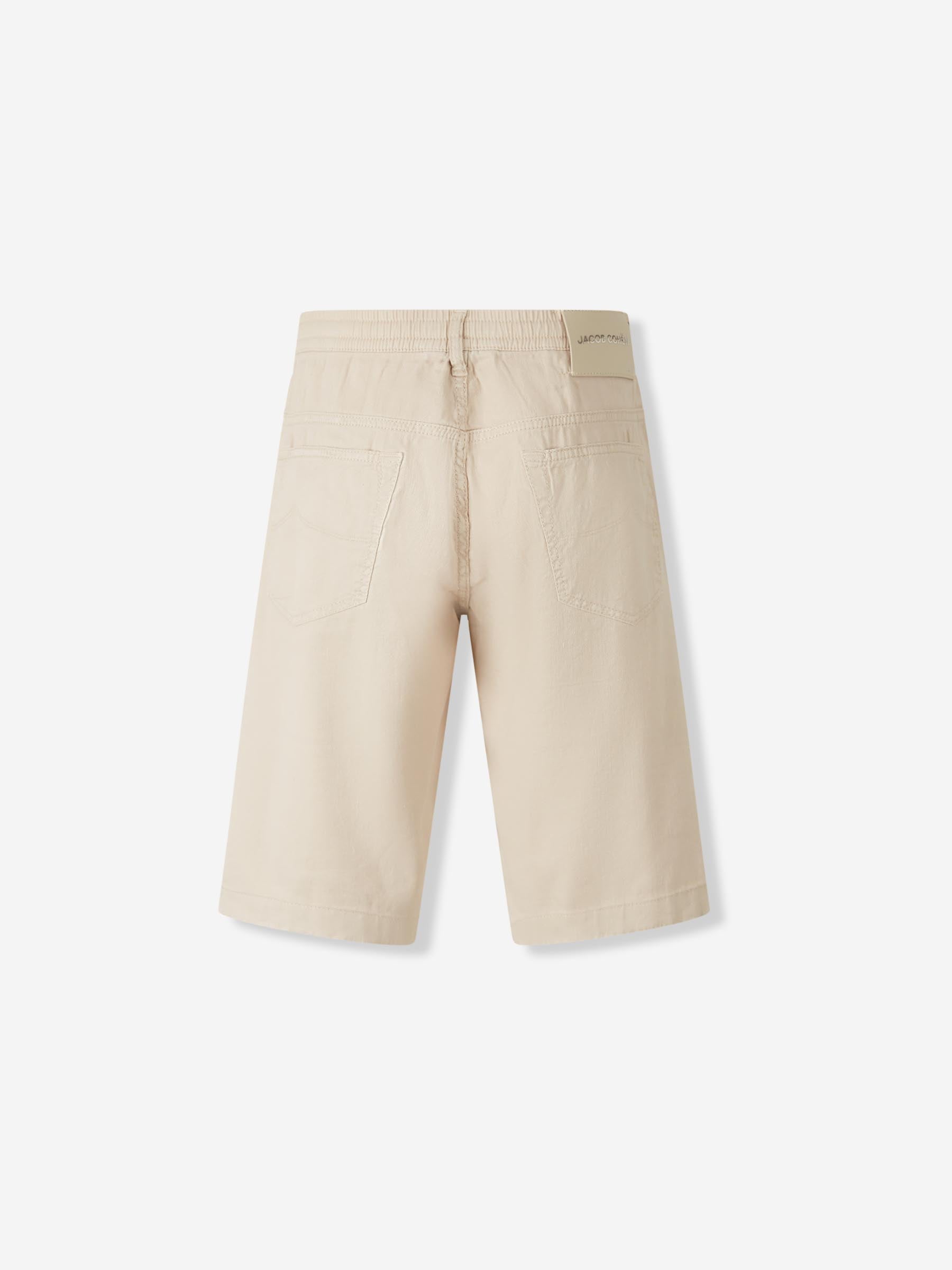 Outlet online Jacob Cohën Hombre Bermudas Algodón Lino color Beige sku 523-001213 02 - Foto 2
