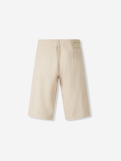 Outlet online Jacob Cohën Hombre Bermudas Algodón Lino color Beige sku 523-001213 02 - Foto 2