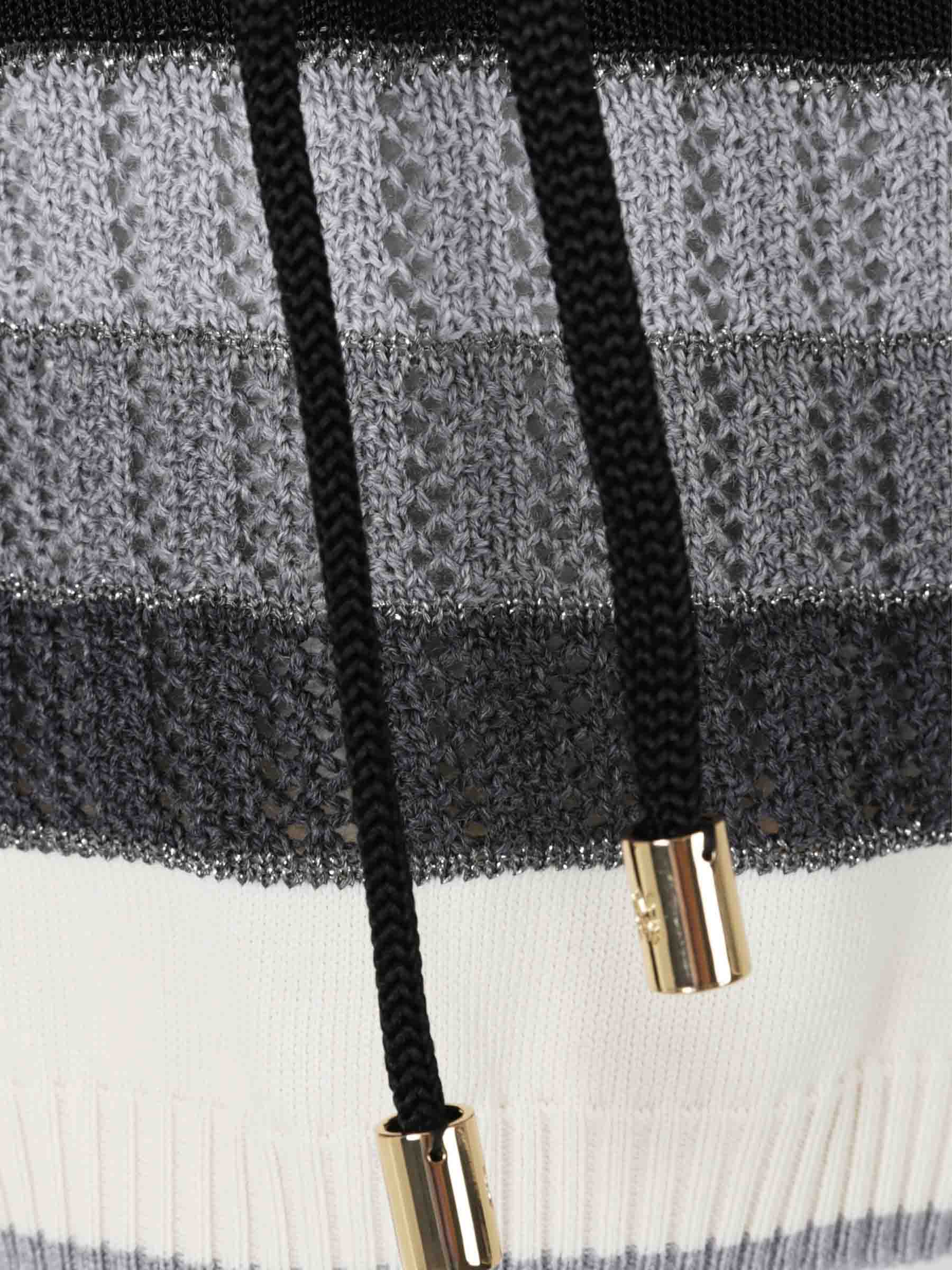 Outlet online Amiri Hombre Bermudas Punto Listado color Negro sku 523-001216 01 - Foto 3