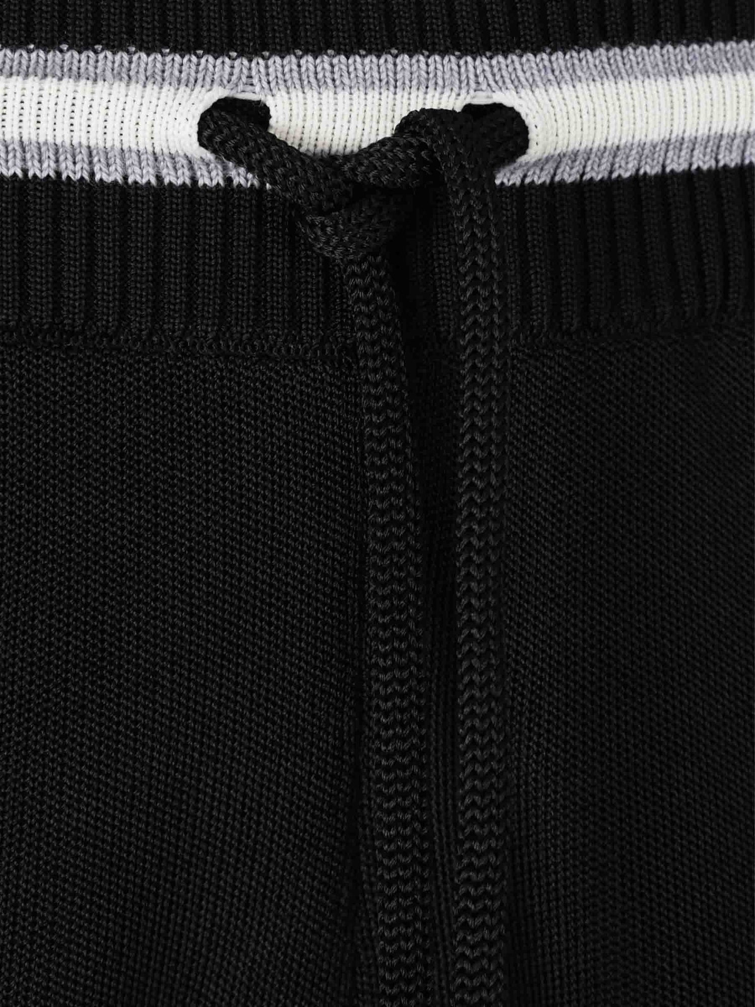 Outlet online Amiri Hombre Bermudas Punto Listado color Negro sku 523-001216 01 - Foto 4