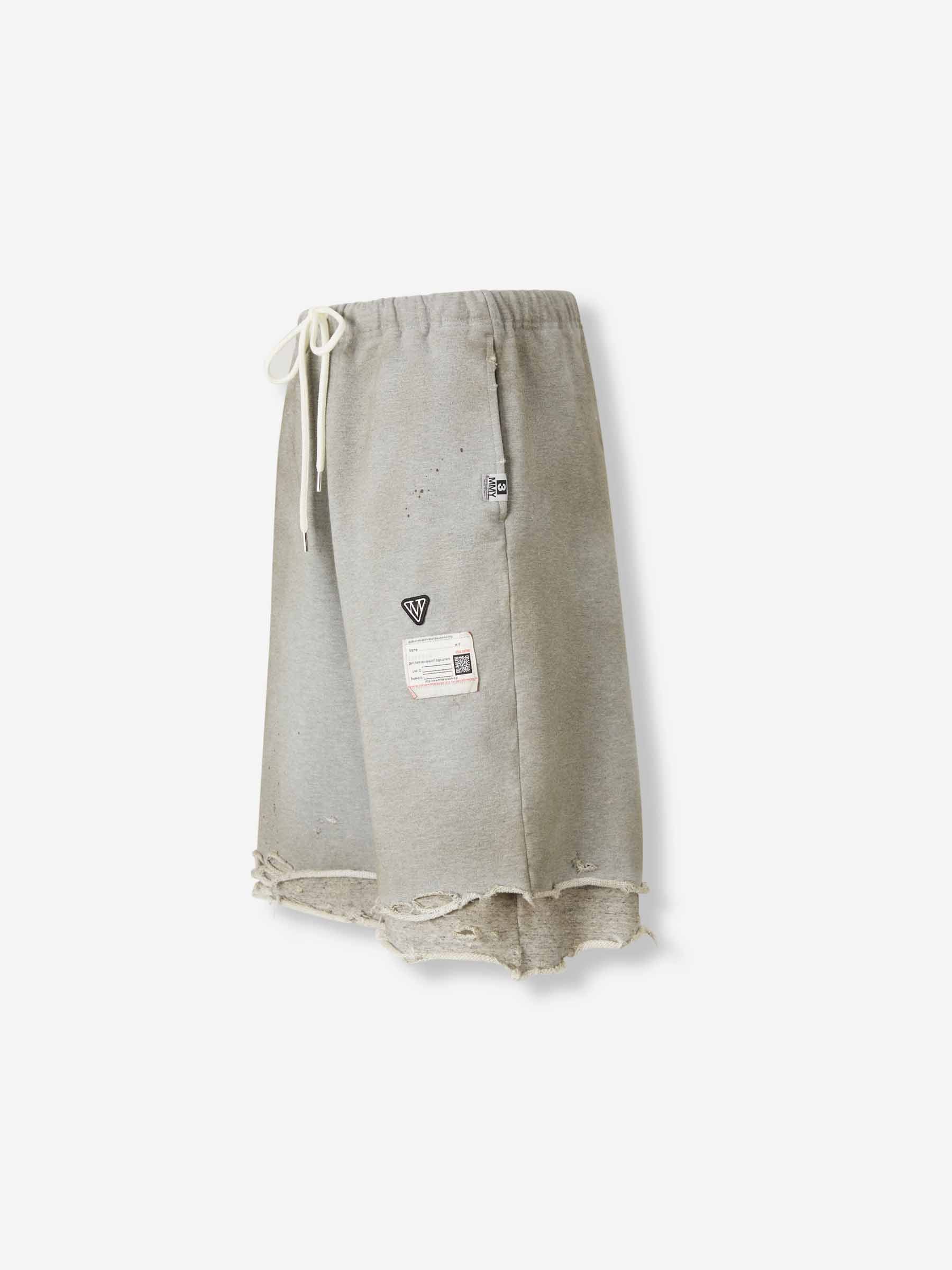 Outlet online Maison Mihara Yasuhiro Hombre Bermudas a Capas color Gris sku 523-001220 01 - Foto 2
