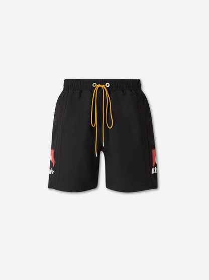 Outlet online Rhude Hombre Bermudas Nylon Logo color Negro sku 523-001231 01 - Foto 1
