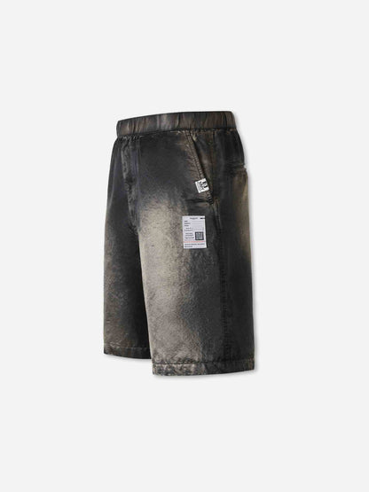 Outlet online Maison Mihara Yasuhiro Hombre Bermudas Rectas color Negro sku 523-001235 01 - Foto 2