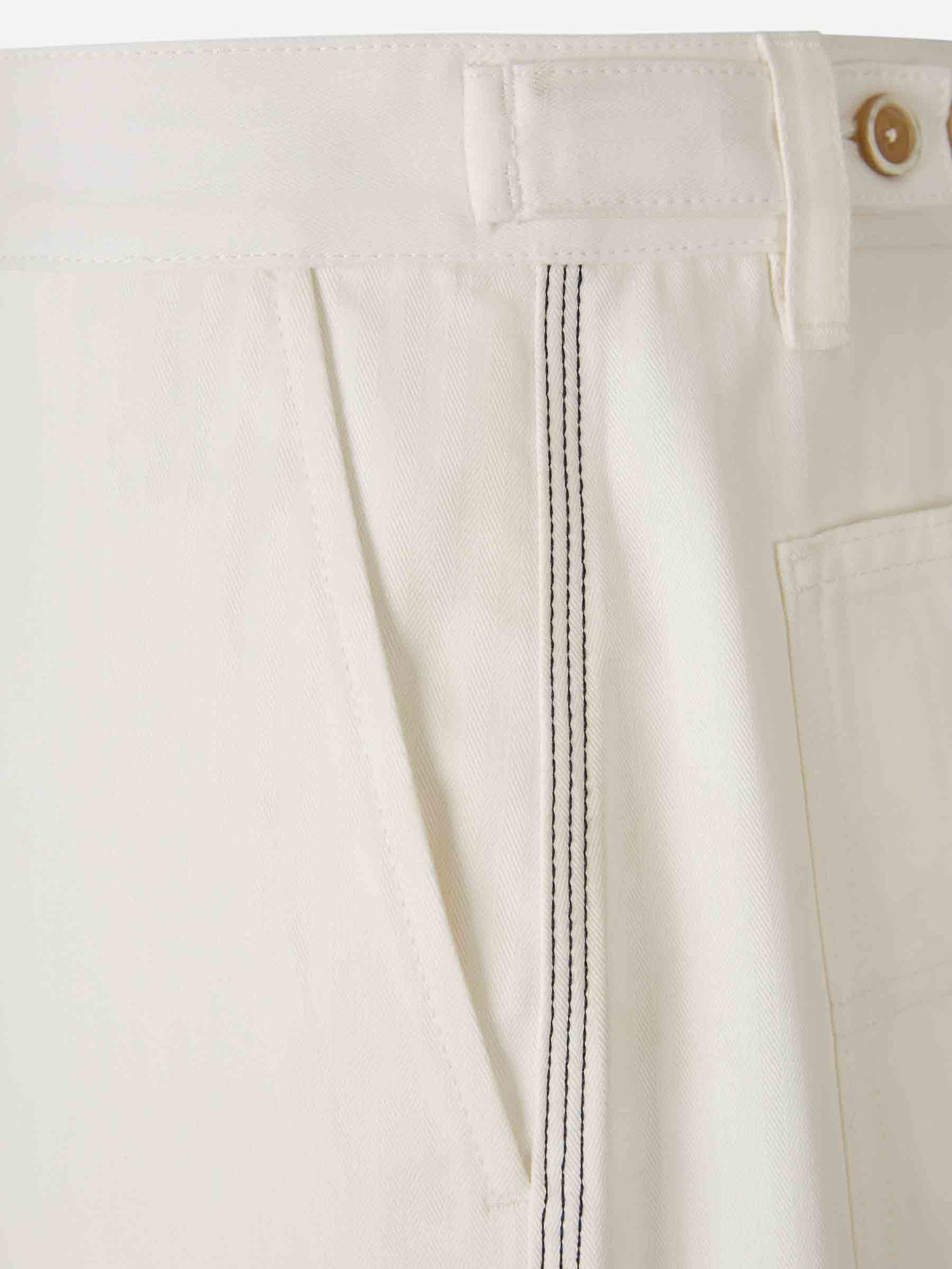 Outlet online Givenchy Hombre Bermudas Cargo Algodón color Blanco sku 523-001237 01 - Foto 4