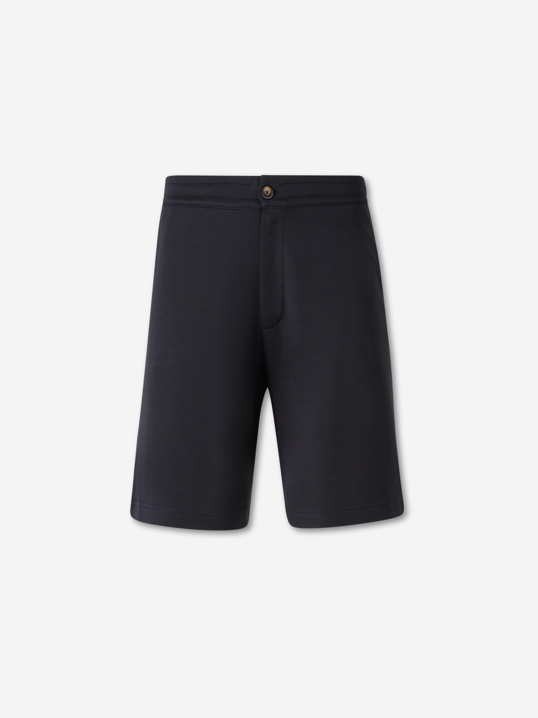 Herno Hombre Barcelona Bermudas Punto Algodón color Azul Noche sku 523-001240 01 - Foto 1