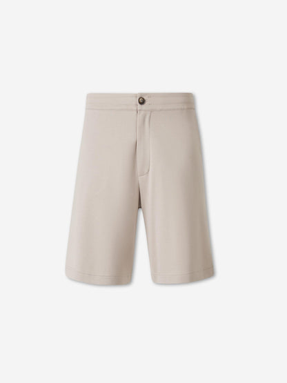 Herno Hombre Barcelona Bermudas Punto Algodón color Beige sku 523-001240 02 - Foto 1