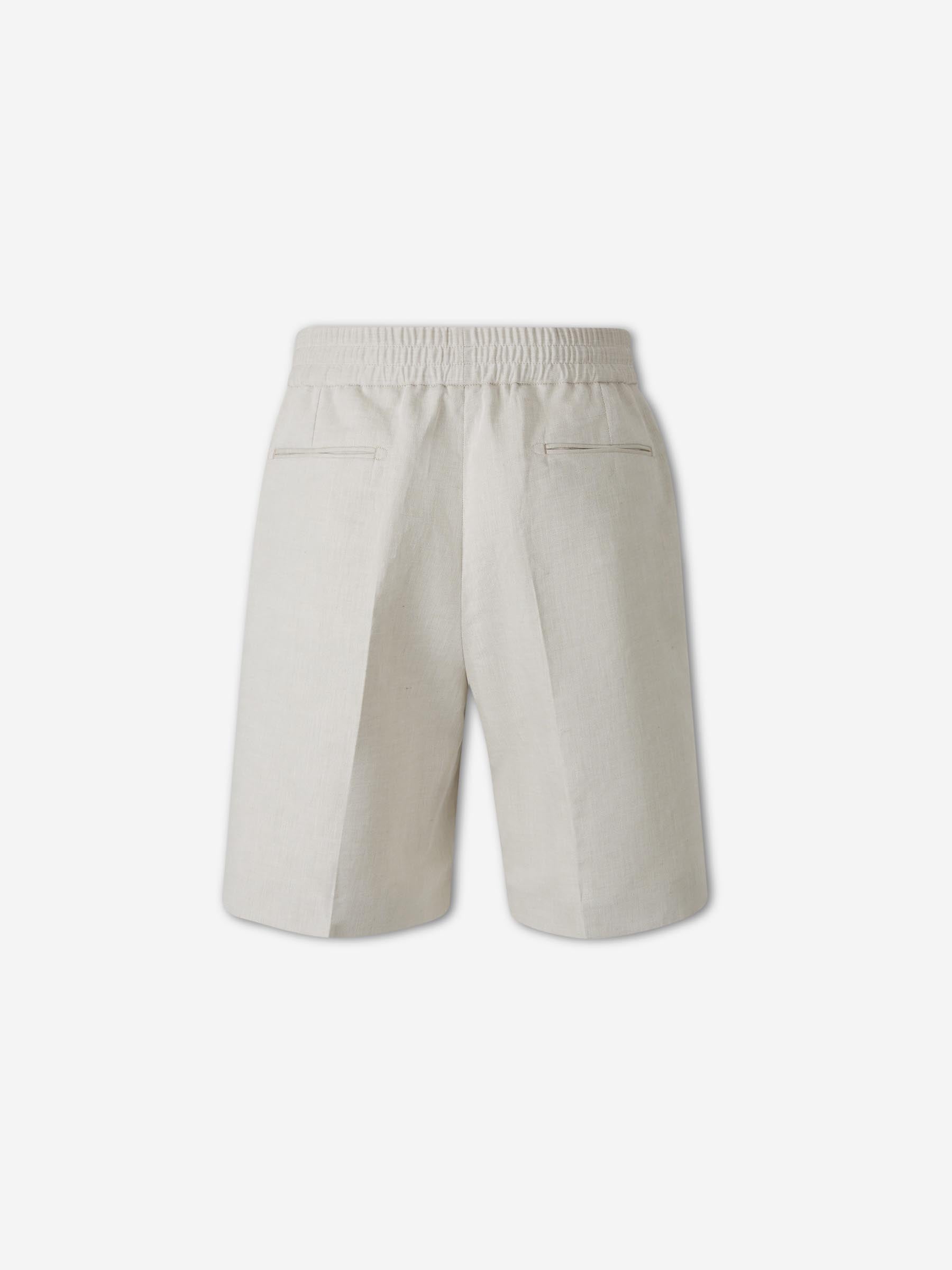 Outlet online Brioni Hombre Bermudas Rectas color Lino sku 523-001252 01 - Foto 2
