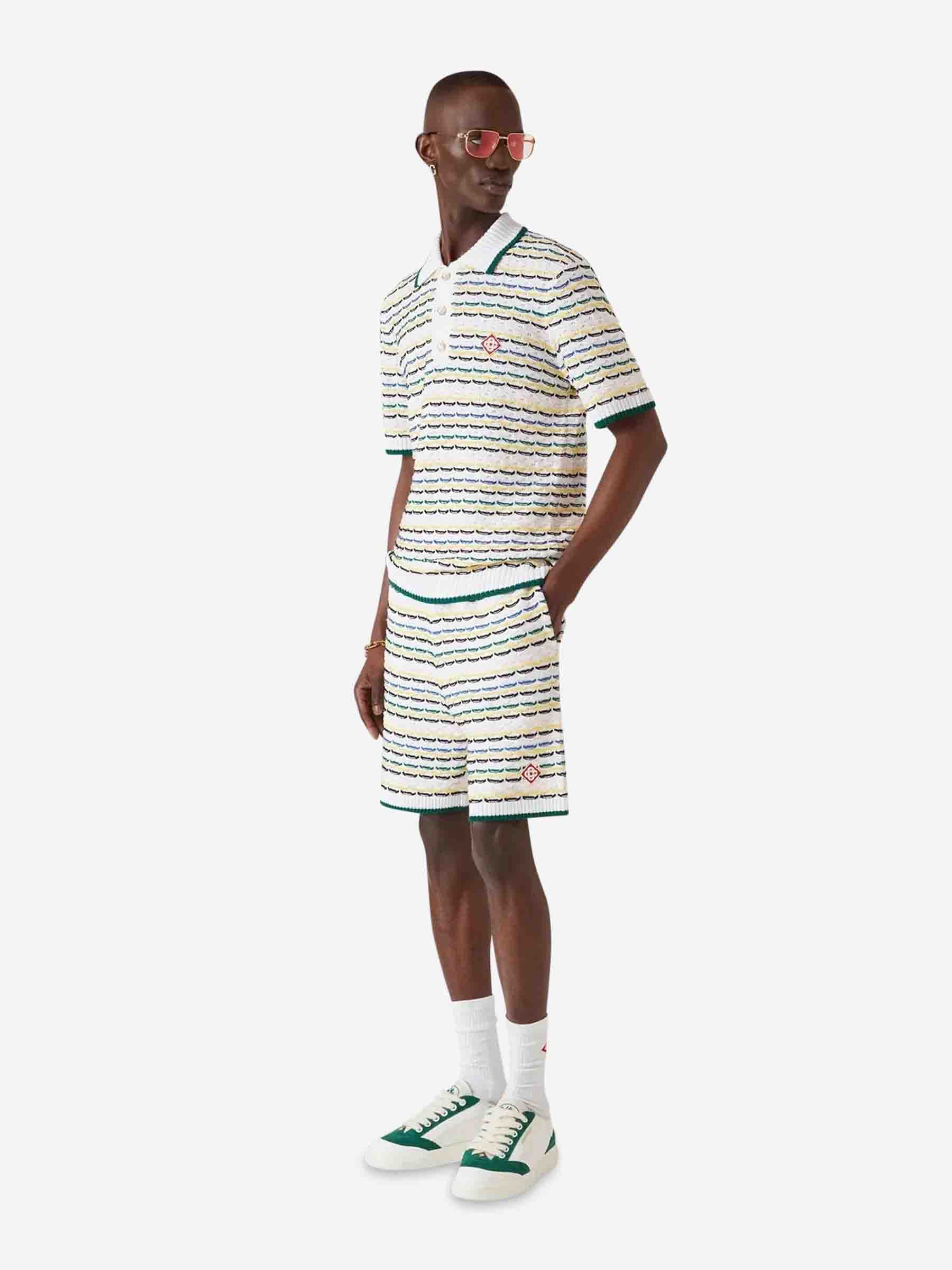 Outlet online Casablanca Hombre Bermudas Tuck Stitch color Multicolor sku 523-001280 01 - Foto 2