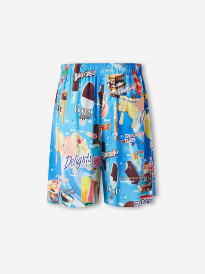 Outlet online Balenciaga Hombre Bermudas Sweat Treat color Multicolor sku 523-001285 01 - Foto 3