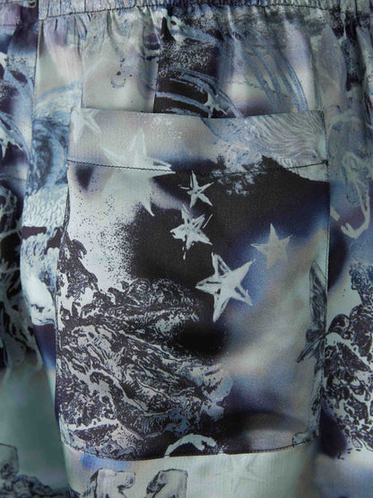 Off-White Hombre Barcelona Bermudas Casual Estampadas color Azul sku 523-001292 01 - Foto 4