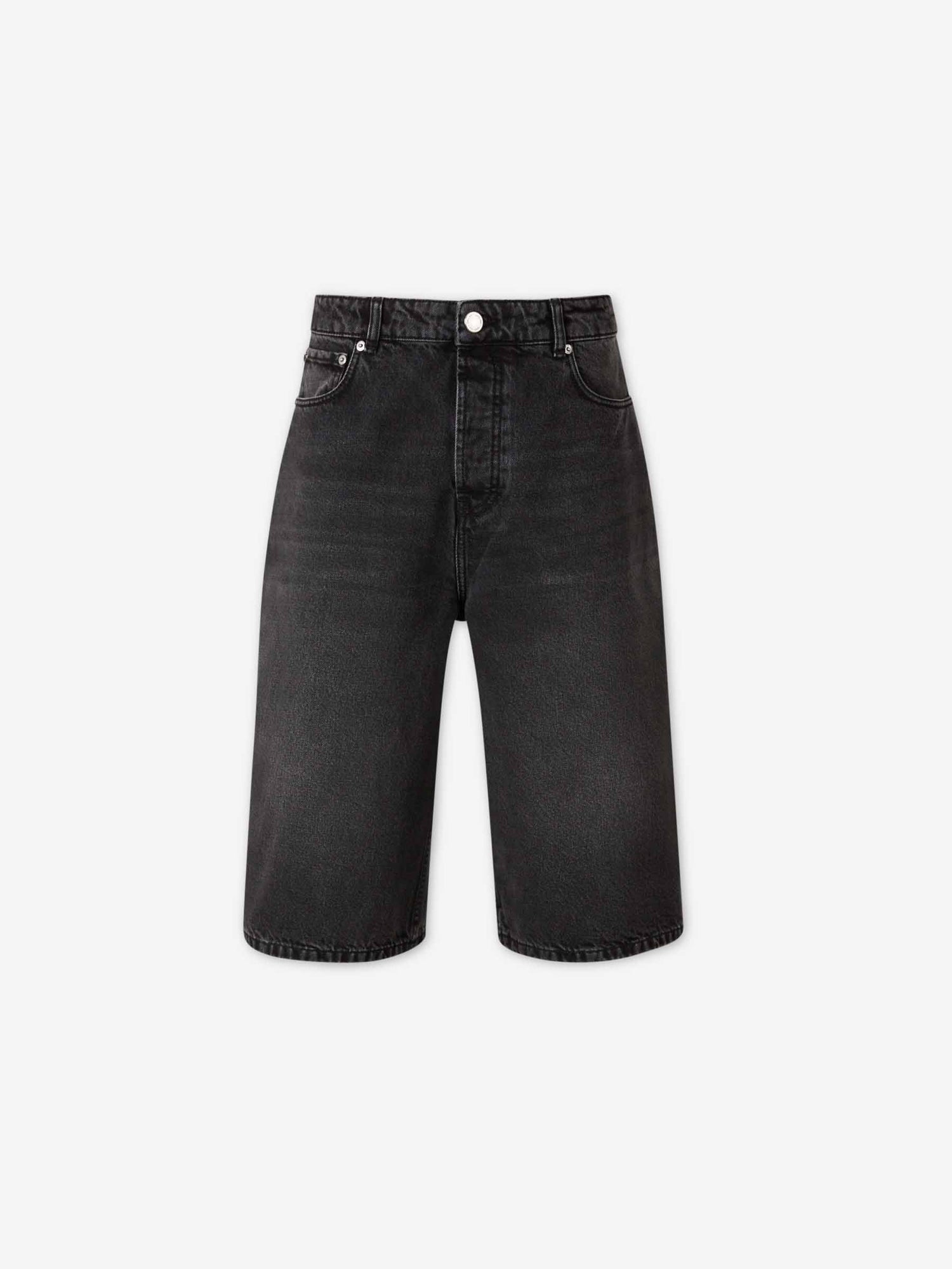 Ami Paris Hombre Barcelona Bermudas Denim Algodón color Negro sku 523-001298 01 - Foto 1